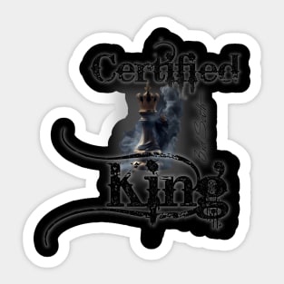 Certified King Sticker